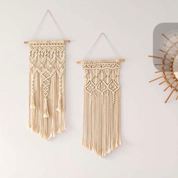 Twinning Handmade Macrame Braided Bohemian Banners - Picture 1 of 14